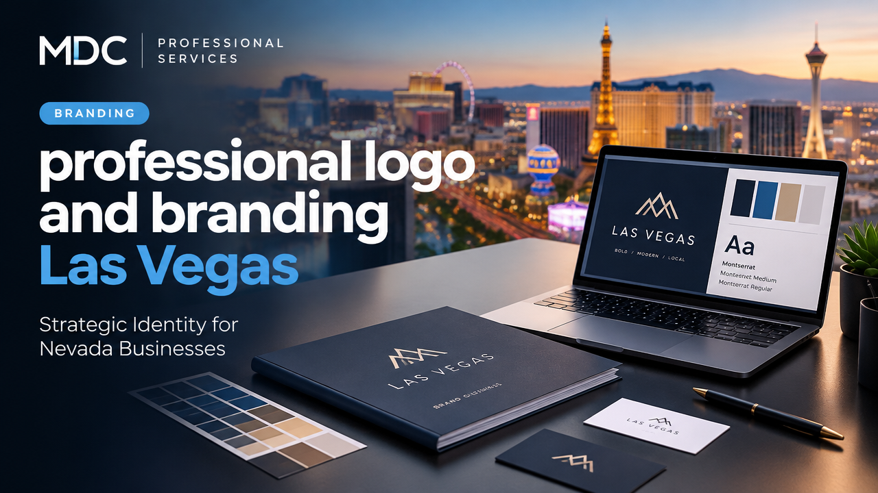 professional logo and branding Las Vegas featured poster