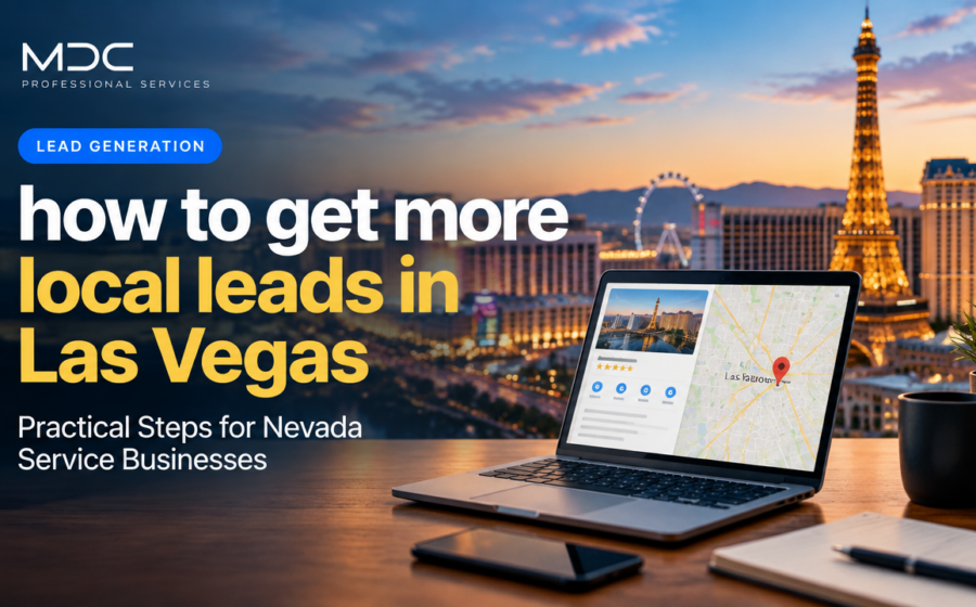 how to get more local leads in Las Vegas featured poster
