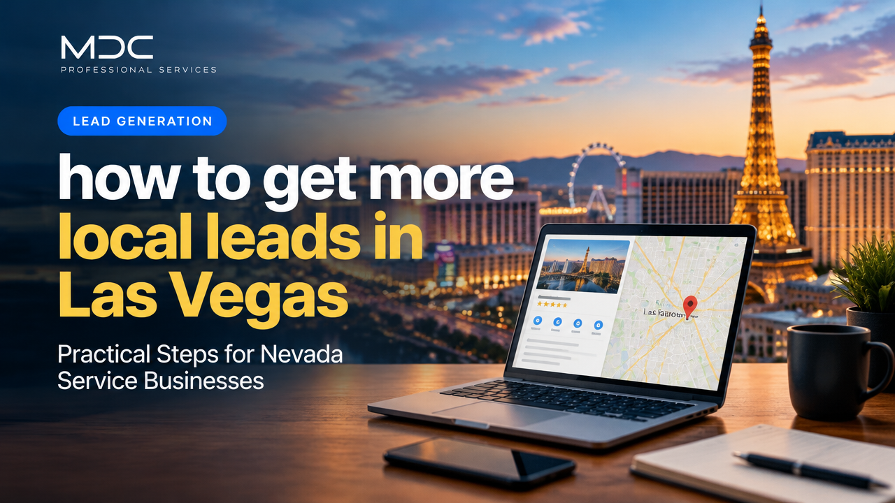 how to get more local leads in Las Vegas featured poster