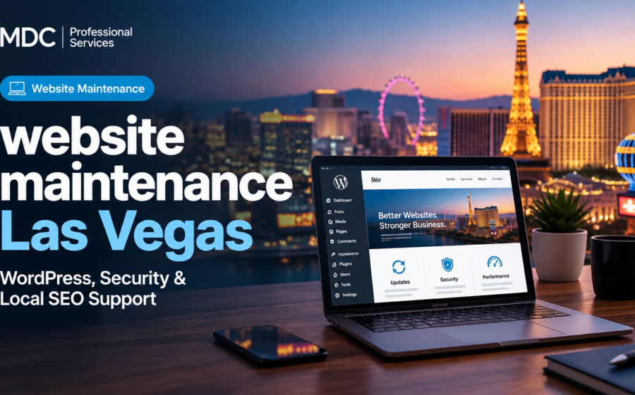 website maintenance Las Vegas featured poster